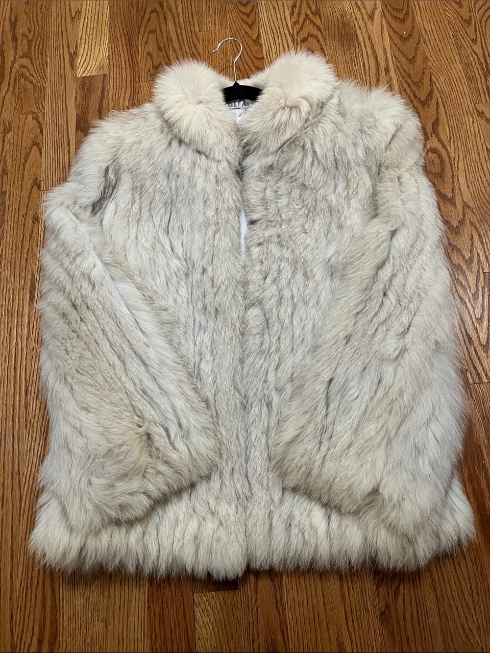 Blue Fox Fur Coat